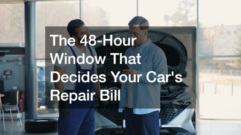 The 48-Hour Window That Decides Your Car's Repair Bill